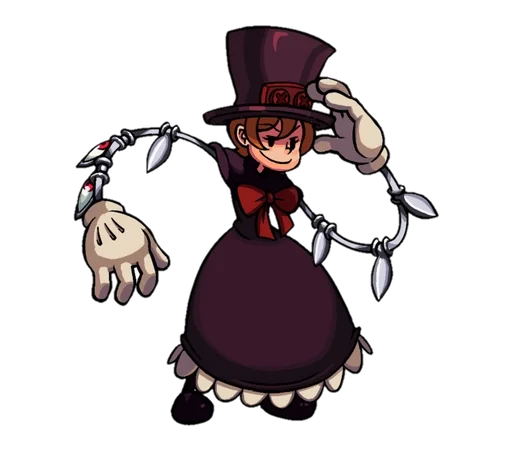 👹 Стикер «Peacock, Skullgirls» для Telegram