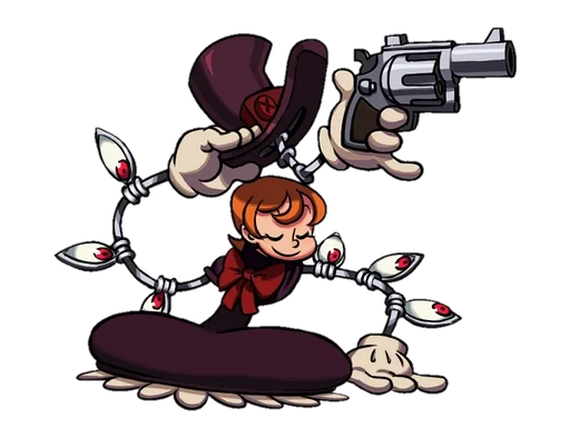 👹 Стикер «Peacock, Skullgirls» для Telegram