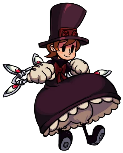 👹 Стикер «Peacock, Skullgirls» для Telegram