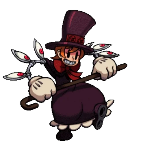 👹 Стикер «Peacock, Skullgirls» для Telegram