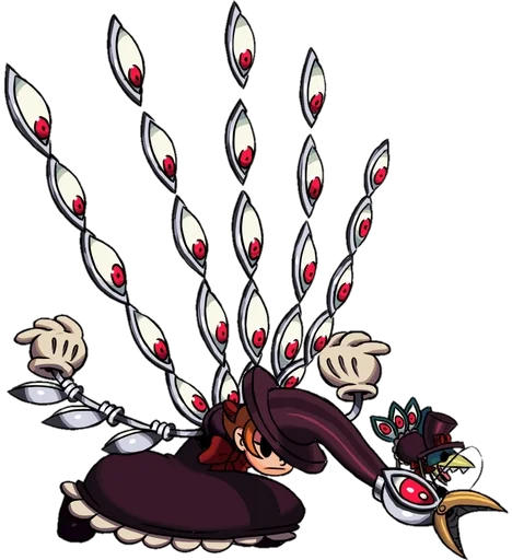 👹 Стикер «Peacock, Skullgirls» для Telegram