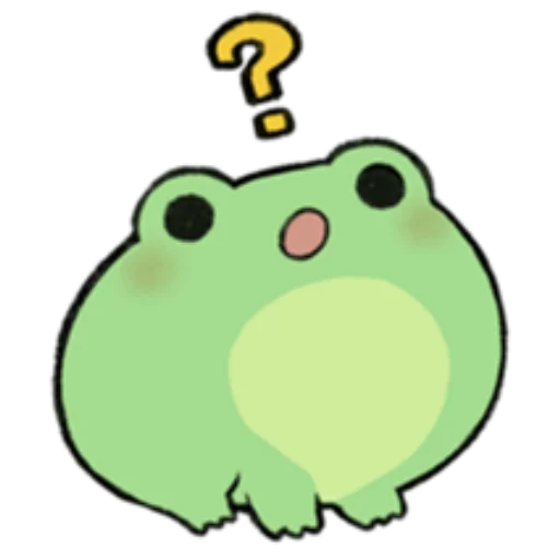 🐸 Стикер «ROUND FROG FRIENDS» для Telegram