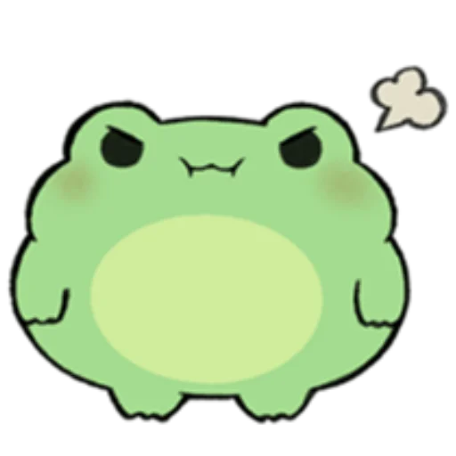 🐸 Стикер «ROUND FROG FRIENDS» для Telegram