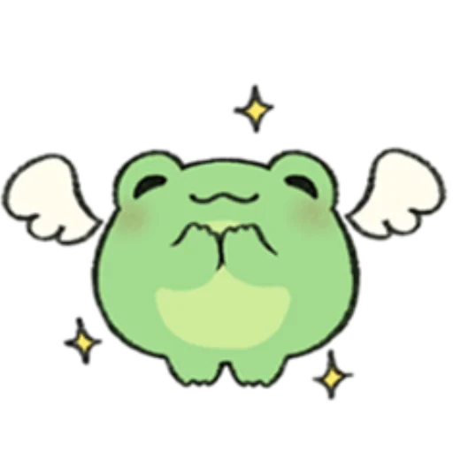 🐸 Стикер «ROUND FROG FRIENDS» для Telegram