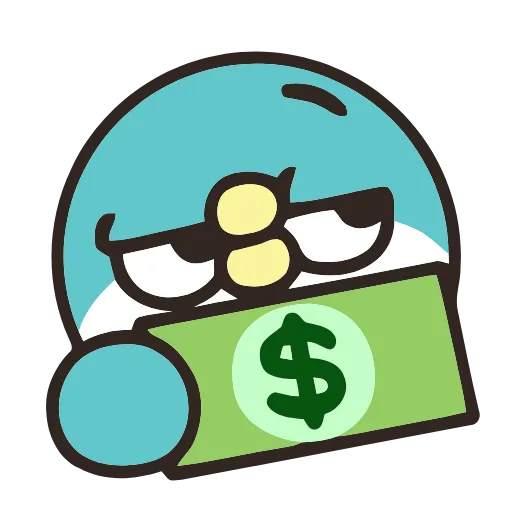 💵 Эмодзи «Round Pengu» для Telegram