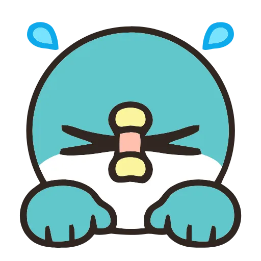 😣 Эмодзи «Round Pengu» для Telegram