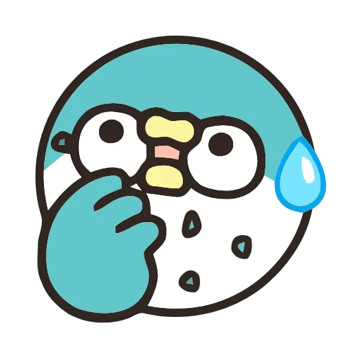 😥 Эмодзи «Round Pengu» для Telegram