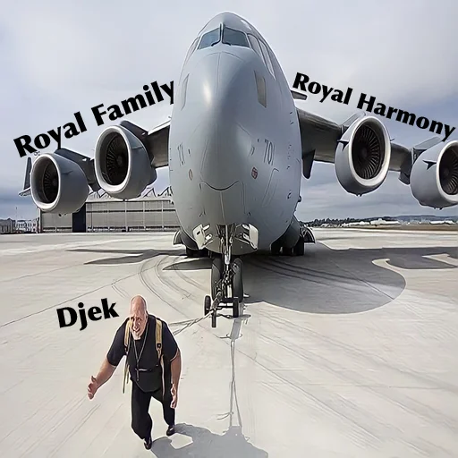 🛩 Стикер «Royal Family» для Telegram