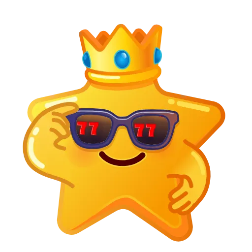 😎 Стикер «royal stars» для Telegram