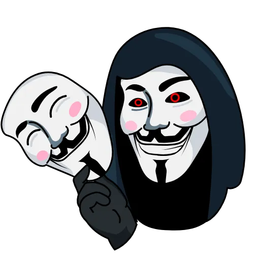 👀 Стикер «Vendetta» для Telegram