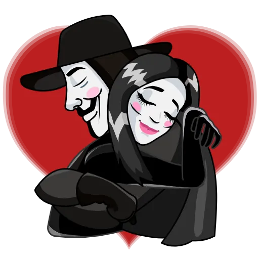 😍 Стикер «Vendetta» для Telegram
