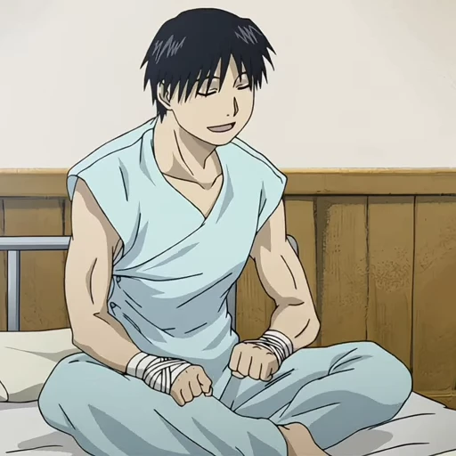 💙 Стикер «Roy Mustang» для Telegram