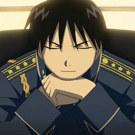 💙 Стикер «Roy Mustang» для Telegram