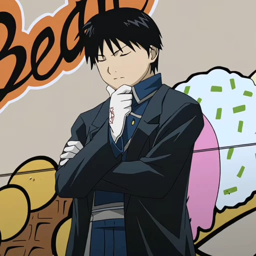 💙 Стикер «Roy Mustang» для Telegram