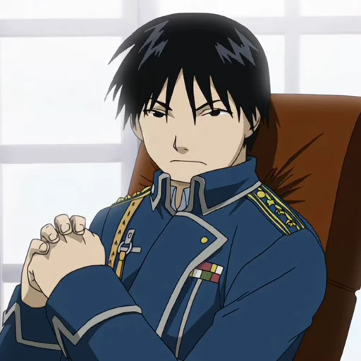 💙 Стикер «Roy Mustang» для Telegram