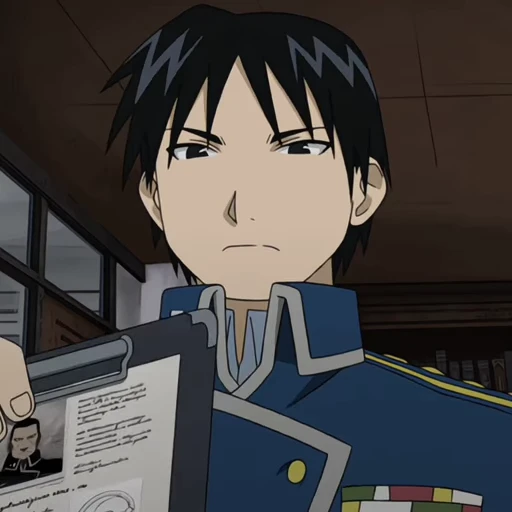 💙 Стикер «Roy Mustang» для Telegram