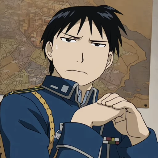 💙 Стикер «Roy Mustang» для Telegram