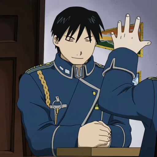💙 Стикер «Roy Mustang» для Telegram