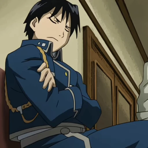 💙 Стикер «Roy Mustang» для Telegram