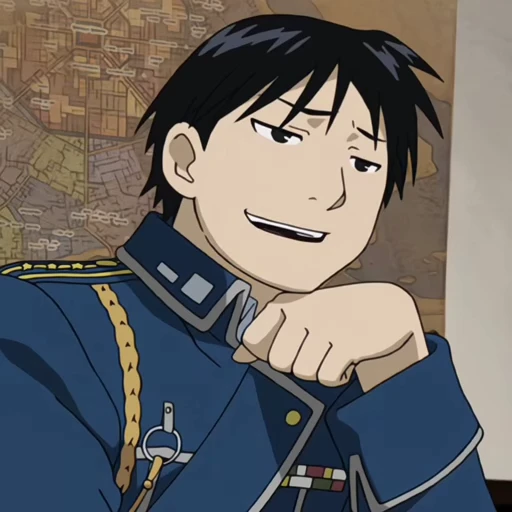💙 Стикер «Roy Mustang» для Telegram