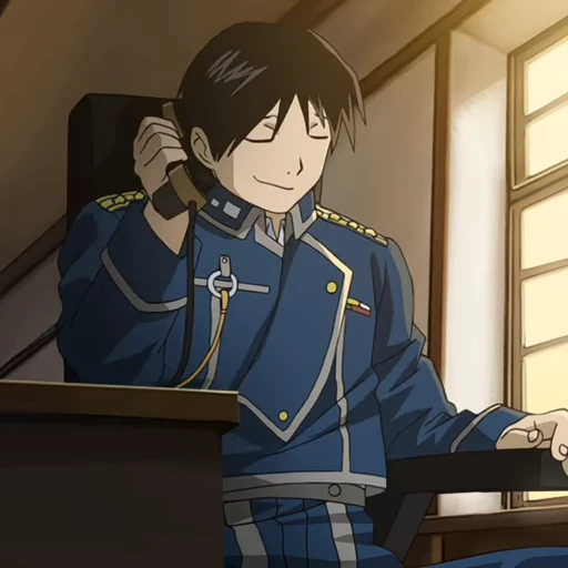 💙 Стикер «Roy Mustang» для Telegram