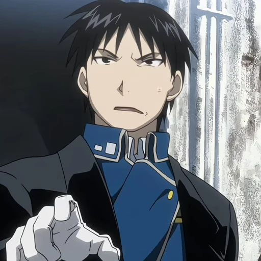 💙 Стикер «Roy Mustang» для Telegram