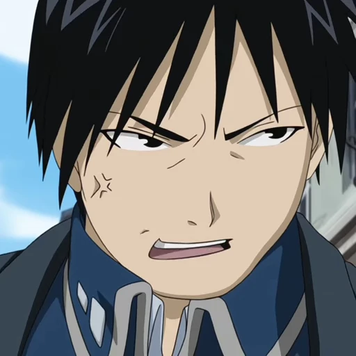 💙 Стикер «Roy Mustang» для Telegram