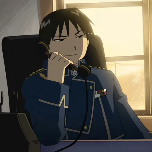 💙 Стикер «Roy Mustang» для Telegram