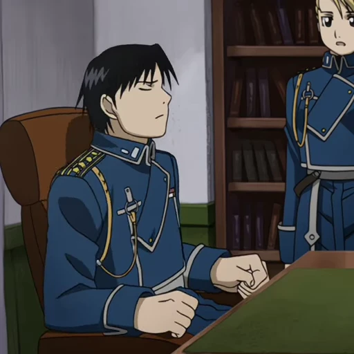 💙 Стикер «Roy Mustang» для Telegram