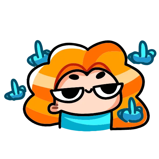 🖕 Эмодзи «Руа» для Telegram