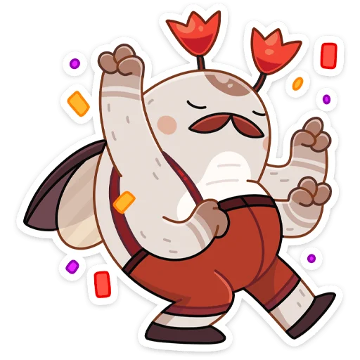 💃 Стикер «Жук Рубус» для Telegram