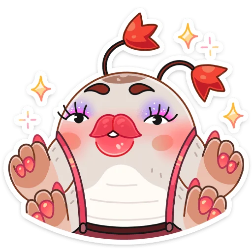 💋 Стикер «Жук Рубус» для Telegram