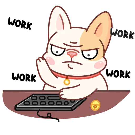 💻 Эмодзи «Руффи» для Telegram