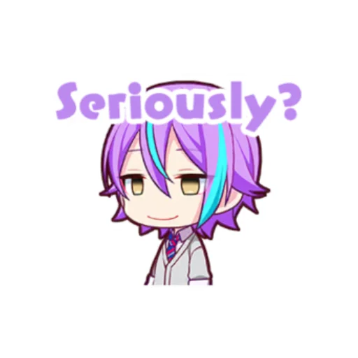 💜 Стикер «Rui Kamishiro Stamps» для Telegram