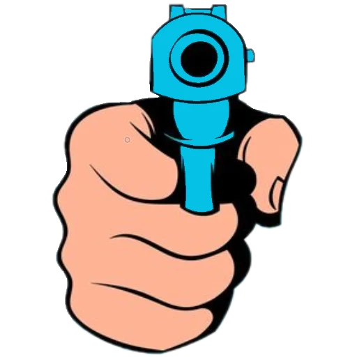 🔫 Стикер «Руки Вверх» для Telegram
