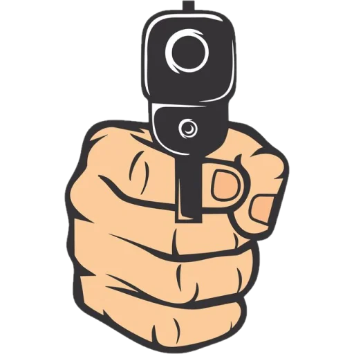 🔫 Стикер «Руки Вверх» для Telegram