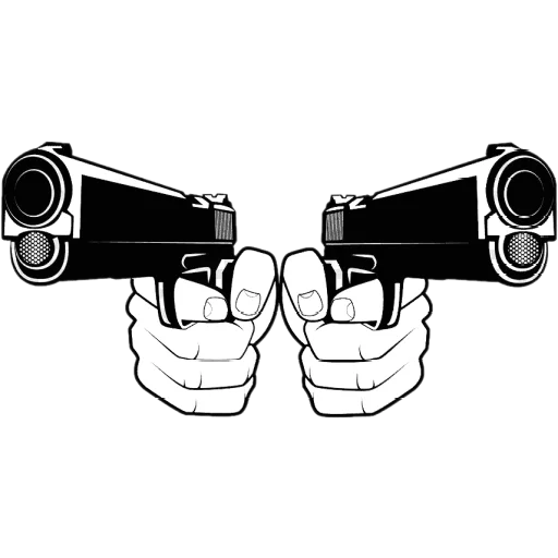 🔫 Стикер «Руки Вверх» для Telegram