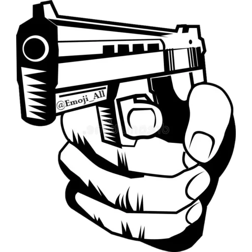 🔫 Стикер «Руки Вверх» для Telegram