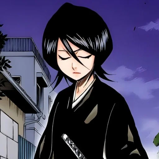 Стикерпак Rukia Kuchiki Рукия Кучики для Telegram — скачать