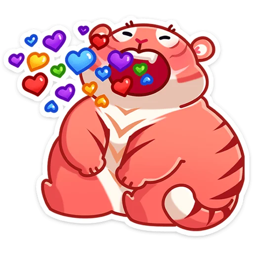 ❤ Стикер «Рулет без надписей» для Telegram