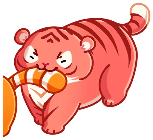 🐯 Стикер «Рулет без надписей» для Telegram