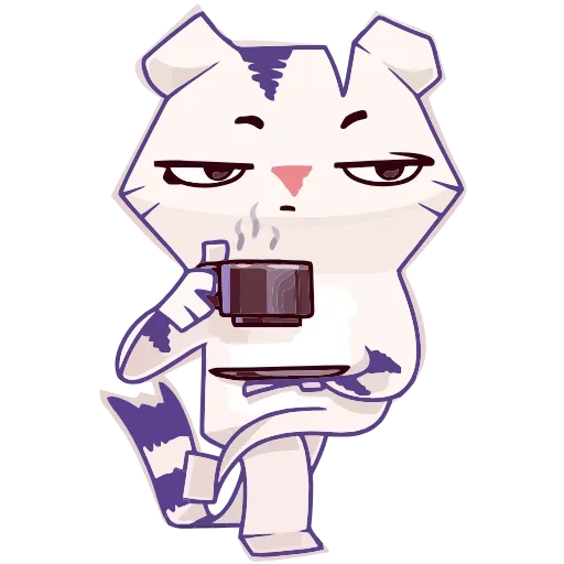 ☕ Эмодзи «Бумажный тигр Руммка» для Telegram