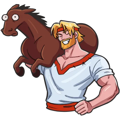 🐎 Эмодзи «Руслан» для Telegram
