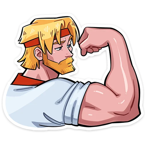 💪 Стикер «Руслан» для Telegram