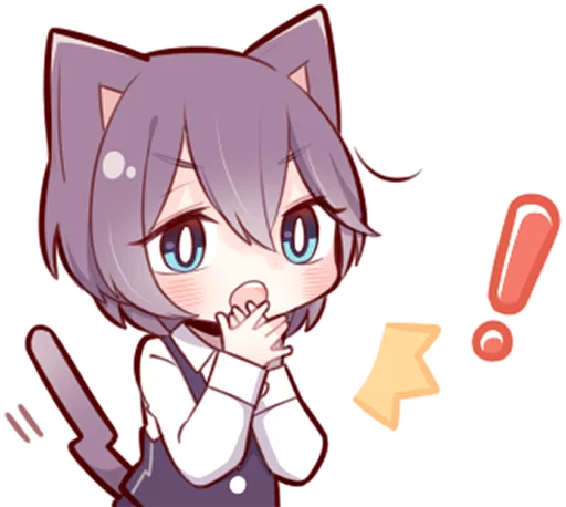 ❗️ Стикер «Russian Blue Kitten» для Telegram