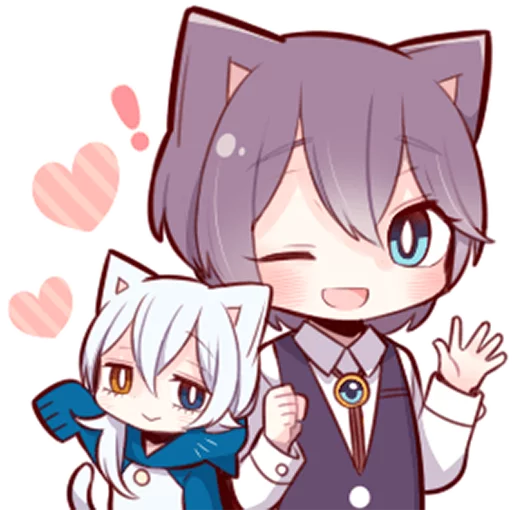 👋 Стикер «Russian Blue Kitten» для Telegram