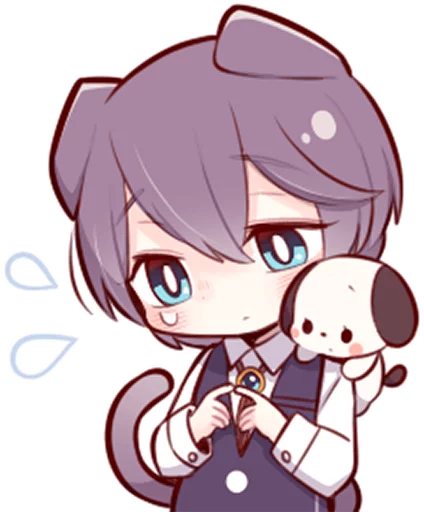 😥 Стикер «Russian Blue Kitten» для Telegram