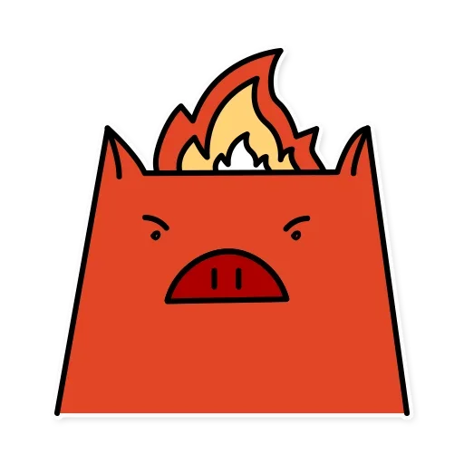 🤓 Стикер «Russian Pig» для Telegram