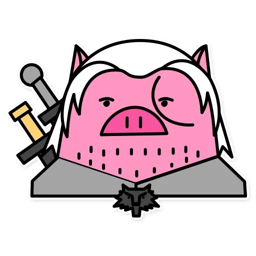 🤩 Стикер «Russian Pig» для Telegram