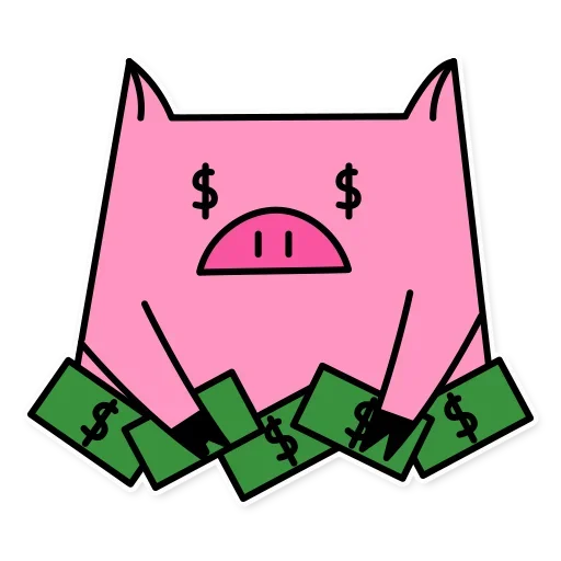 😜 Стикер «Russian Pig» для Telegram